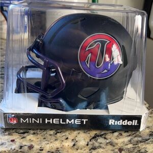 Usher Super Bowl 58 mini helmet.